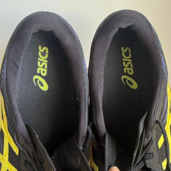 Asics Dynablast 3 Black /Lime Zest Men Running Sneakers - SZ 11 - Picture 6 of 13